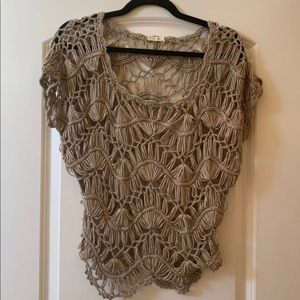 Loose knit shirt